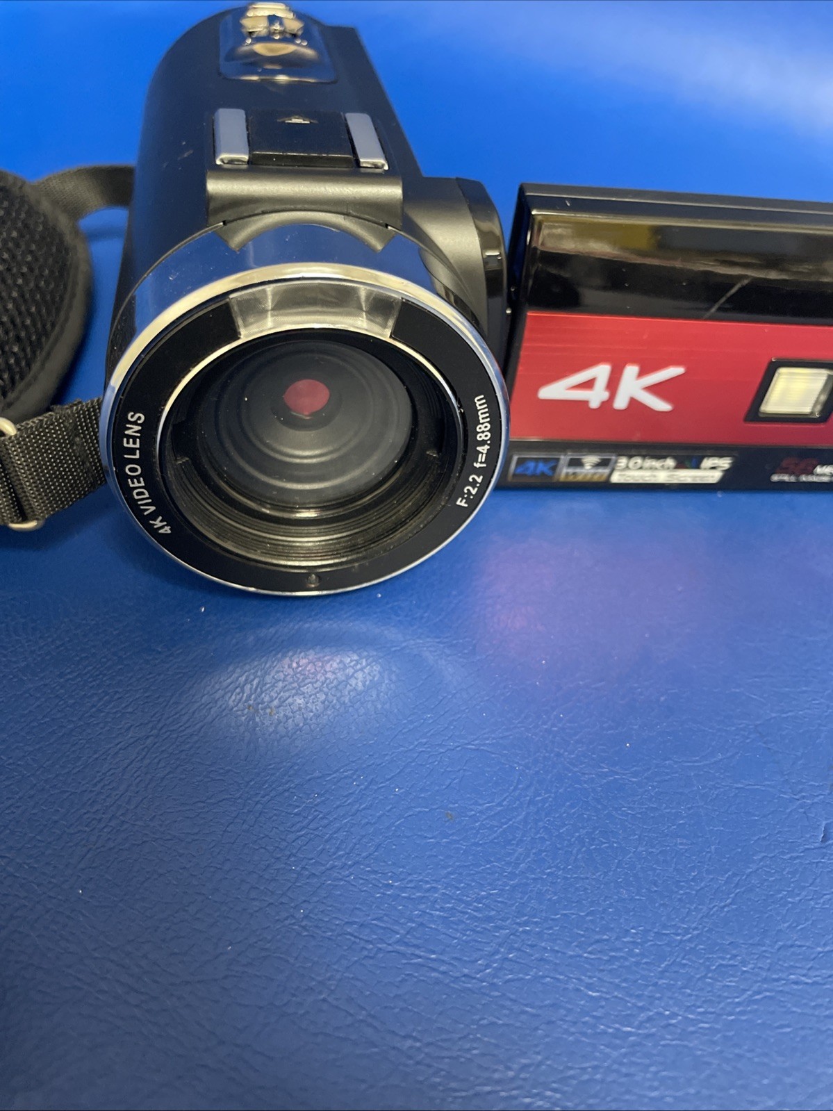 DVC Digital Video Camera 4K Ultra HD 56MP 18x Zoom Touch Screen WI-FI/W BATTERY.