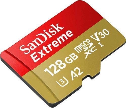 SanDisk Extreme 128GB Class 10 microSDXC UHS-1 Memory Card 160MB/s A2