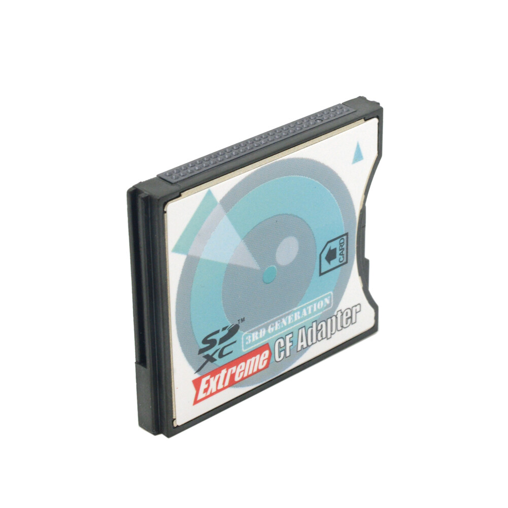 Extreme Compact Flash Card Adapter SDHC SDXC WIFI SD to Type II CF (Up to 64G)