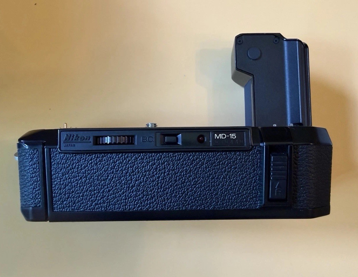 Operation tested Near MINTNikon MD-15 Motor Drive Winder JAPAN Bonus Flash
