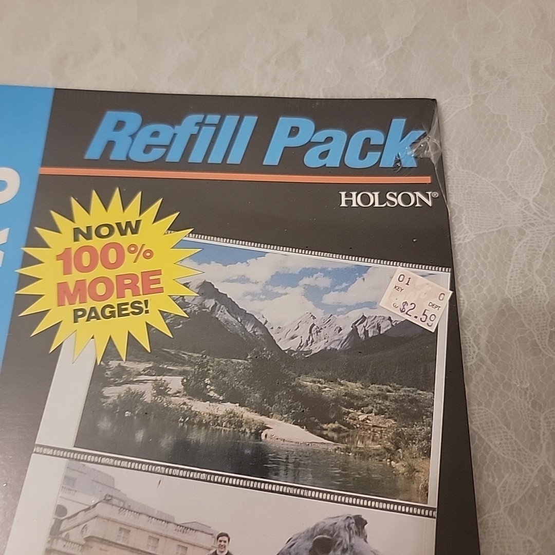 Holson Refill Pack R-GTC 46 FastPockets 4×6 60 Photo Pockets NIP Made In USA