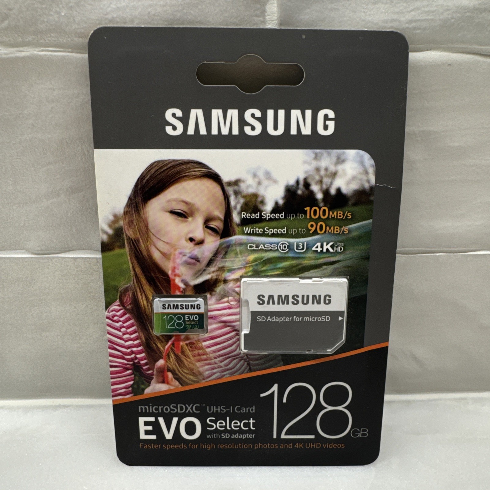 Samsung 128GB Micro EVO select U3 SD card Galaxy S10 plus S10e S9 S9+ note 9 J8