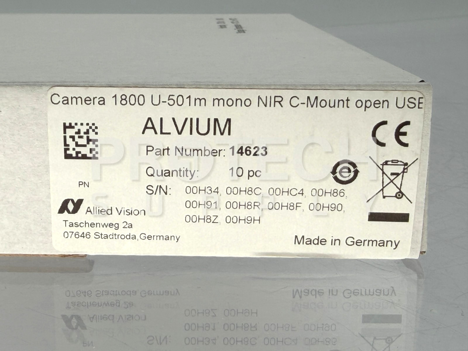 (10 Pack) Allied Vision Alvium Noir Camera 1800 U-501m NIR C-Mount