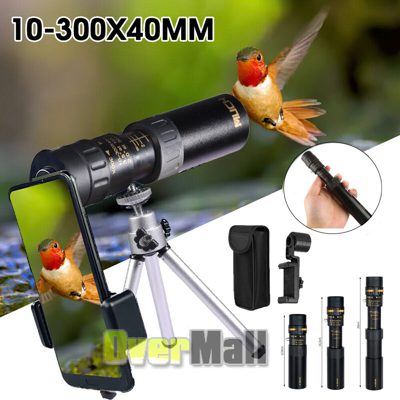 Military Zoom 10-300X HD Monocular Telescope Scope Day Vision Hunting/Outdoor