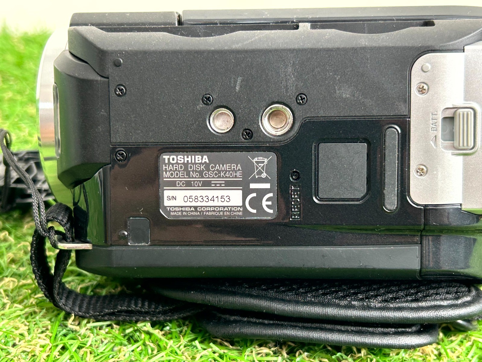 Toshiba Gigashot Hard Disc Camera,Model-GSCK40HE *MISSING CHARGER* (C335)