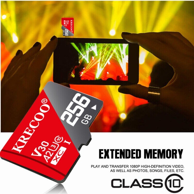 Memory Card 128GB 256GB 1TB 2TB SDXC/SDHC Mini SD Card Class 10 TF Flash Lot