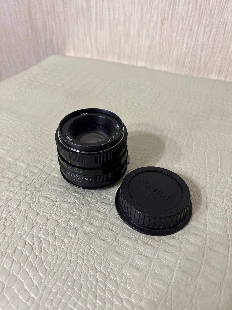 Vintage Soviet Lens Helios-44M 58mm f/2 M42 with Canon EOS Adapter Swirly Bokeh