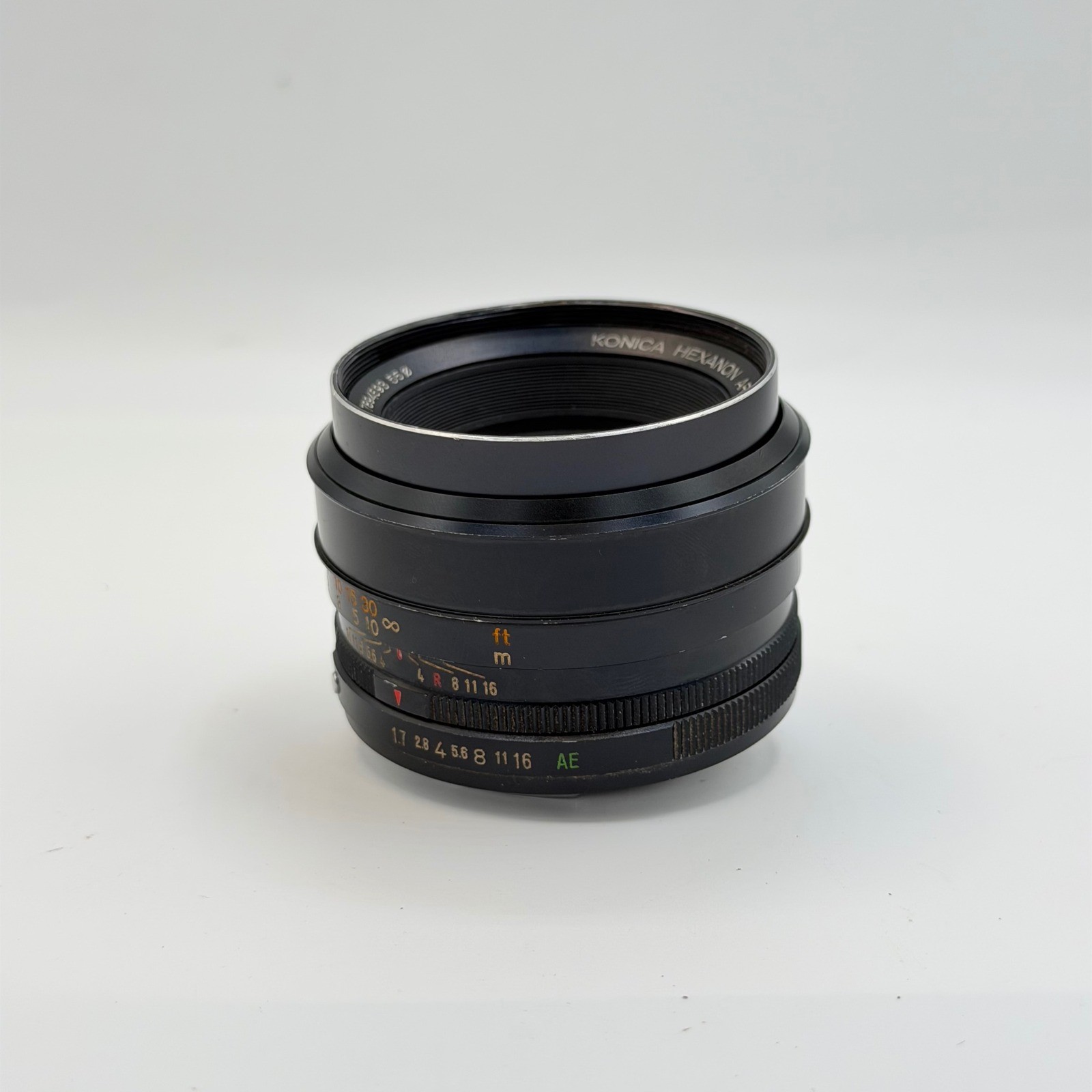 Konica Hexanon AR 50mm f1.7 Vintage Prime Lens for AR Mount – As Is Fungus