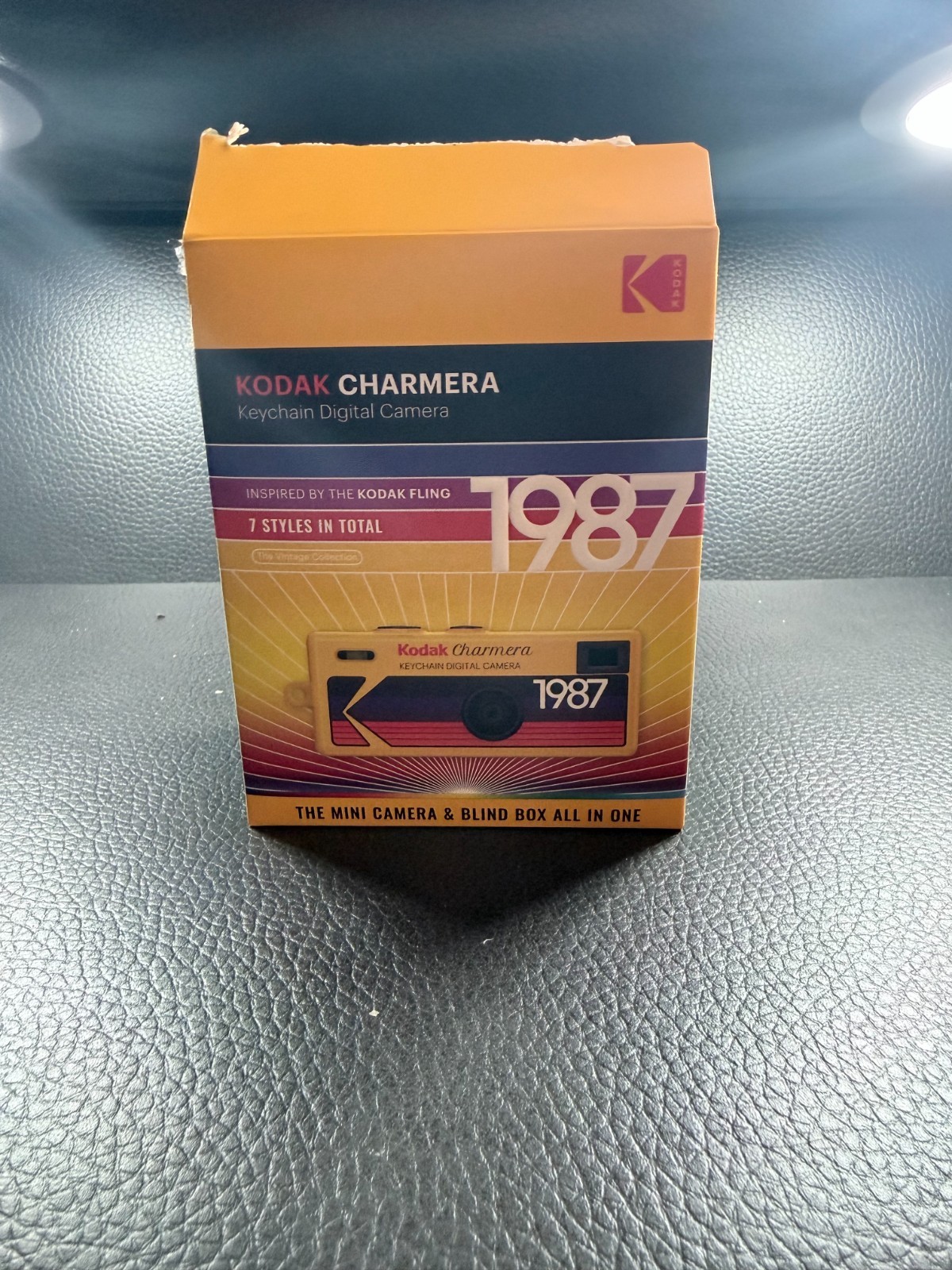 Kodak Charmera Keychain digital Camera Black open box with SD card 16gb