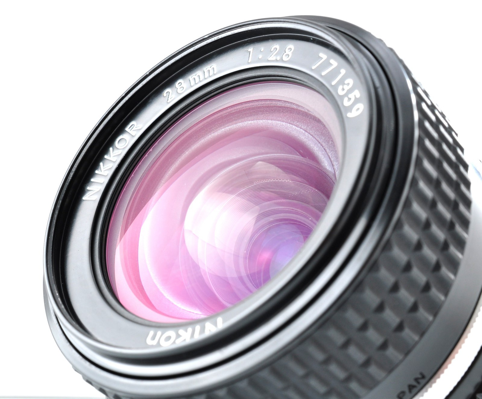 Near Mint Nikon Ai-S Nikkor 28mm f/2.8 MF Wide Angle Lens w/ Box JAPAN #0001