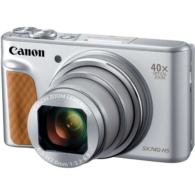 Canon PowerShot SX740 HS Silver 40x Zoom 4K Digital Camera