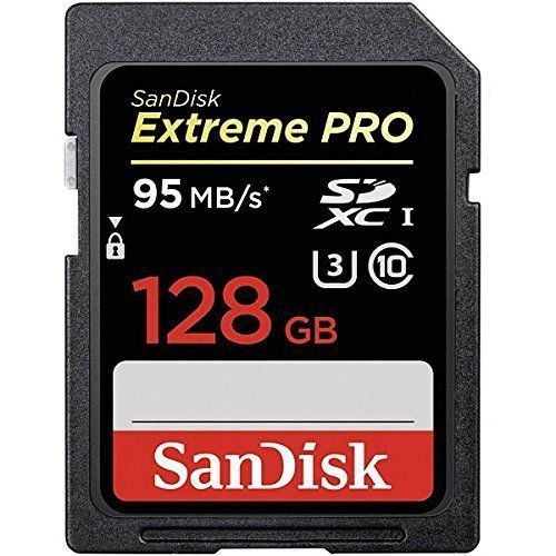 SanDisk 128GB 128G Extreme PRO SD SDXC Card 95MB/s Class 10 UHS-1 U3 4K Memory