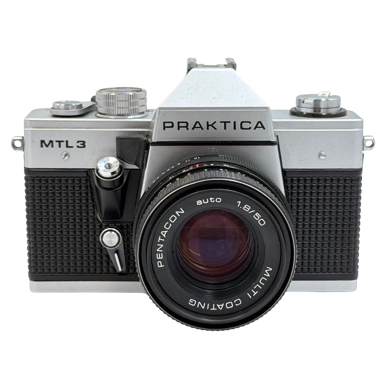 Praktica MTL3 35mm SLR Film Camera with Pentacon Auto 1.8/50 Multi Coating Lens