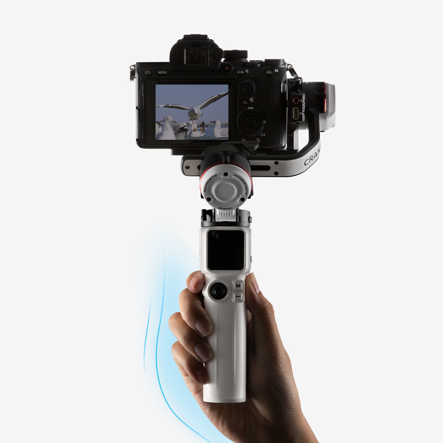 Zhiyun Crane-M3 3-Axis Handheld Gimbal Stabilizer Smartphone Action Cameras DSLR