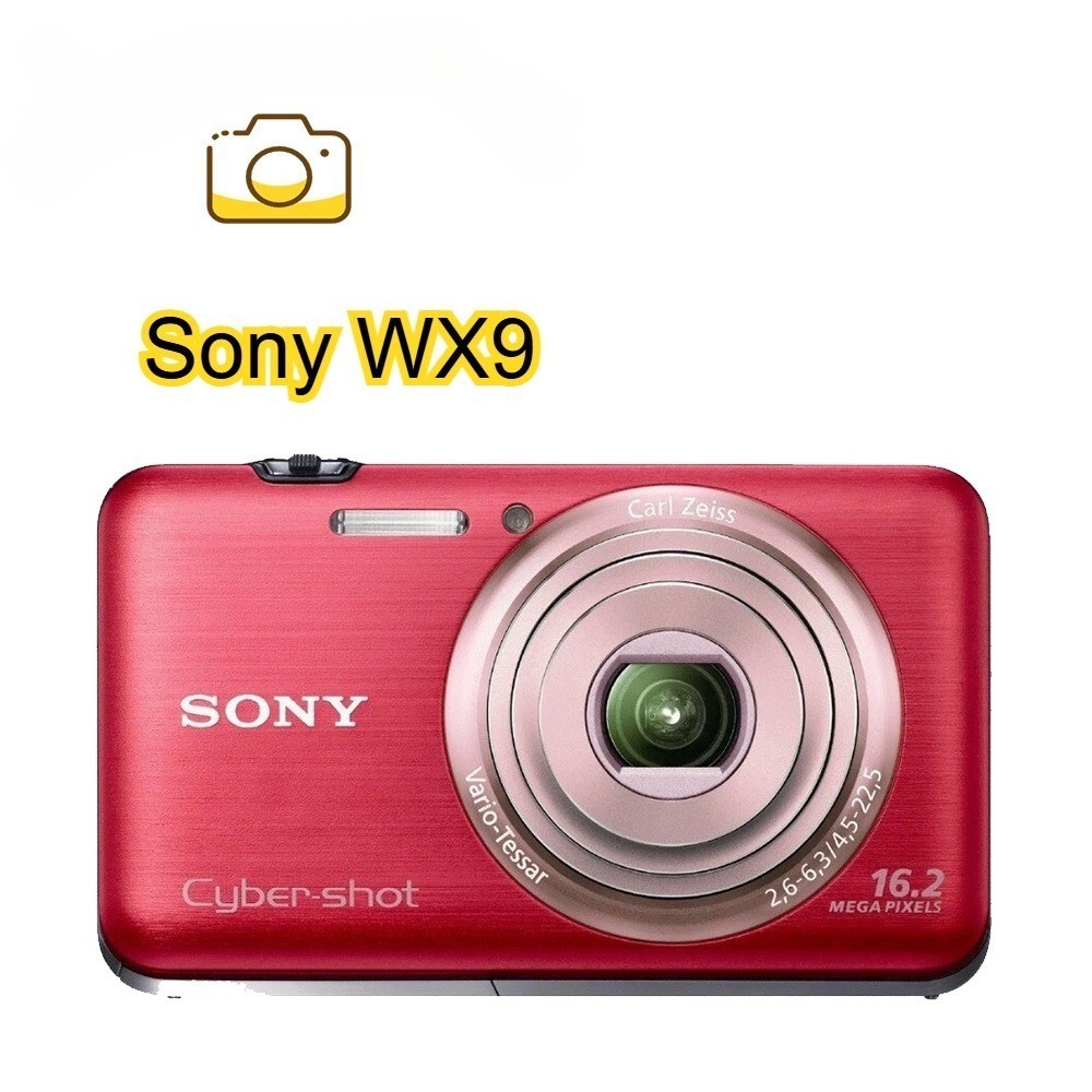 SONY Cyber-Shot DSC-WX9 Digital Camera 16.2 MP 5X Optical Zoom Auto Focus – Red