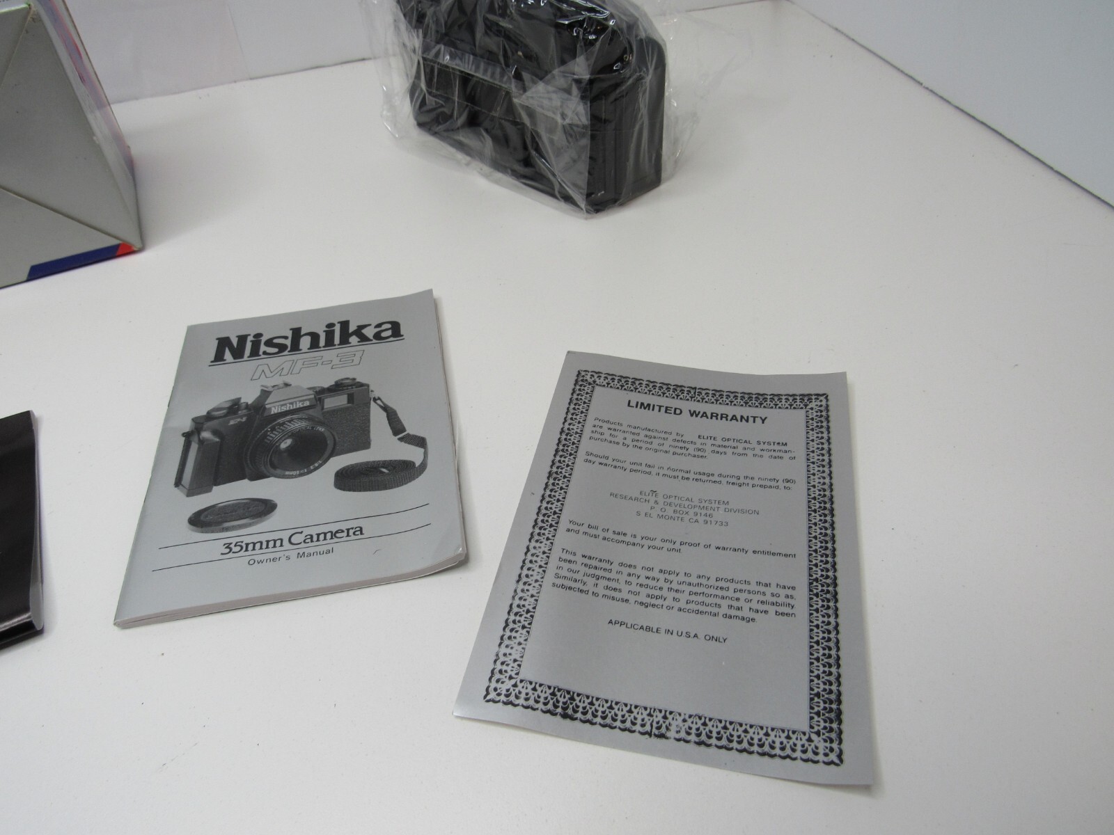 Vtg 1987 Nishika MF-3 35mm Camera w/Auto Fix Focus 50mm 1:6 Lens New In Box -MM