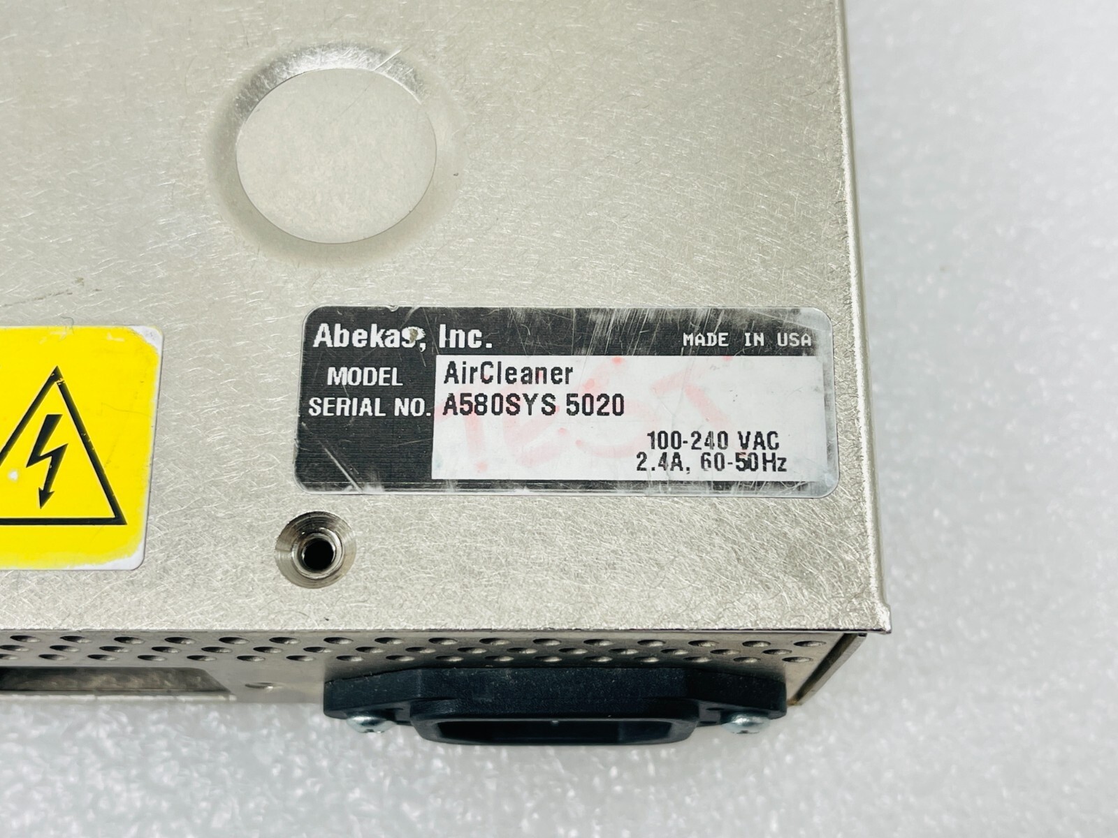 UNTESTED – Abekas HD High Definition Air Cleaner / Free Shipping – 30 Days W