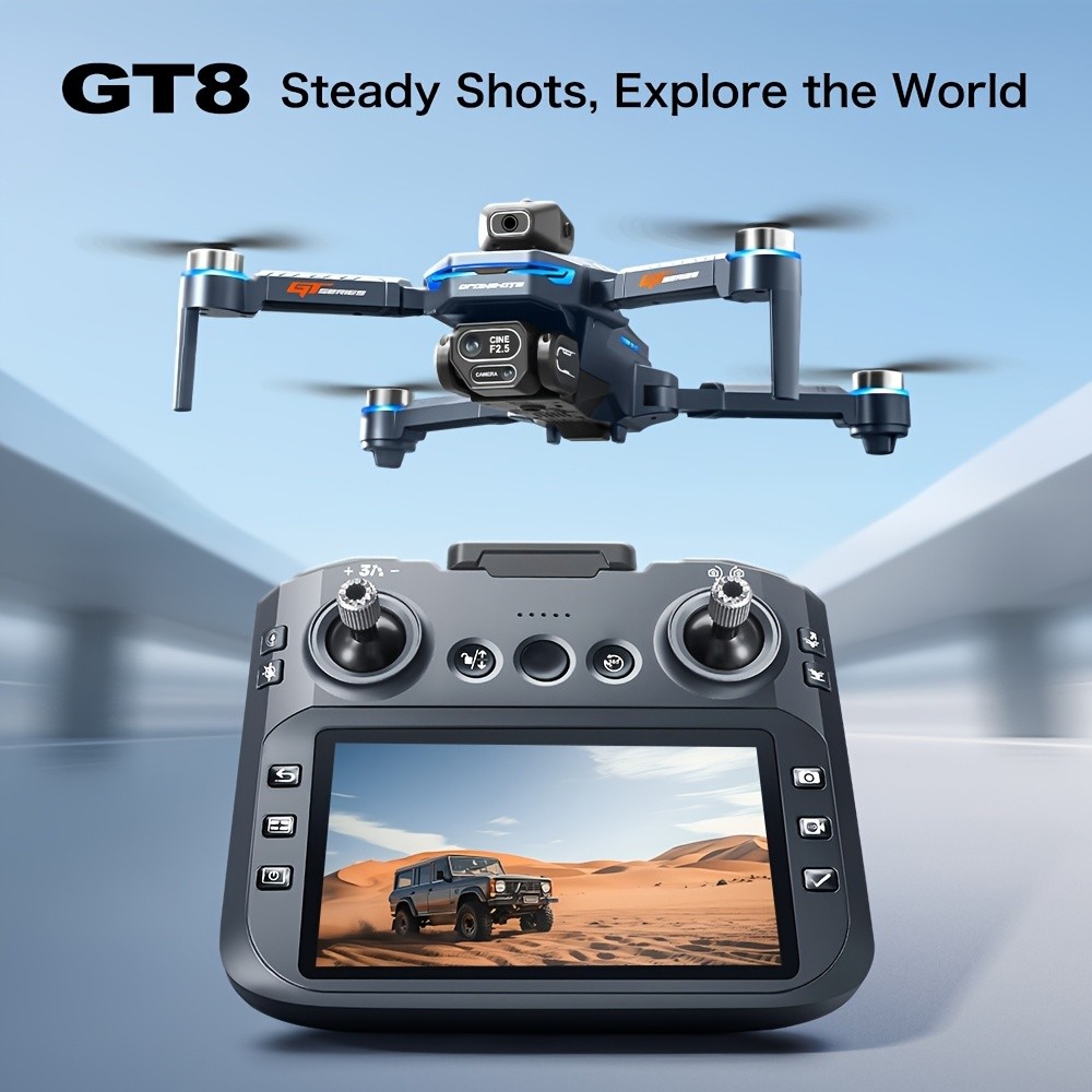 6K HD Pro FPV Drone 5G WiFi Obstacle Avoidance Dual Batteries