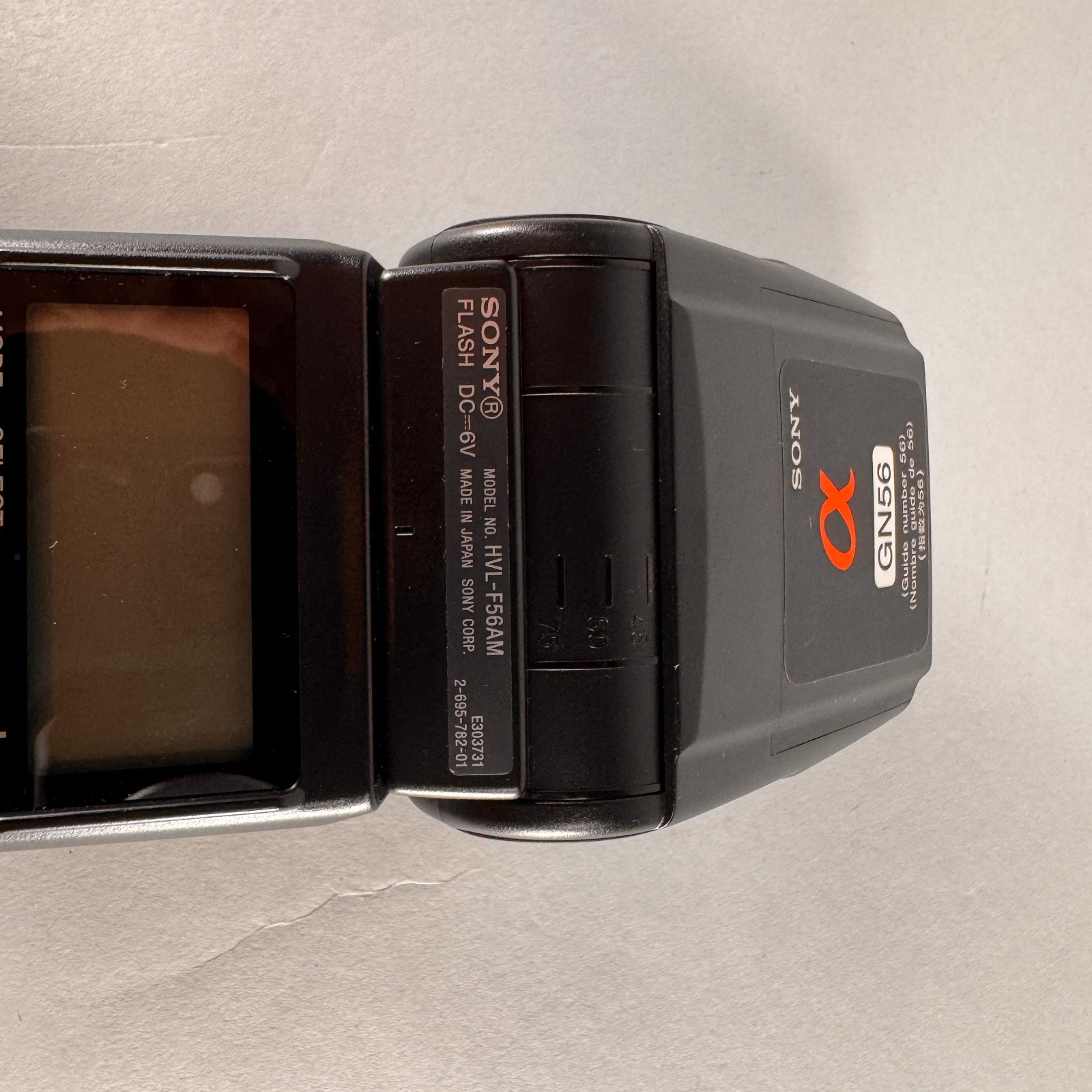 Sony HVL-F56AM Flash Shoe Mount A-DSLR External Flash Working EUC Ships Free