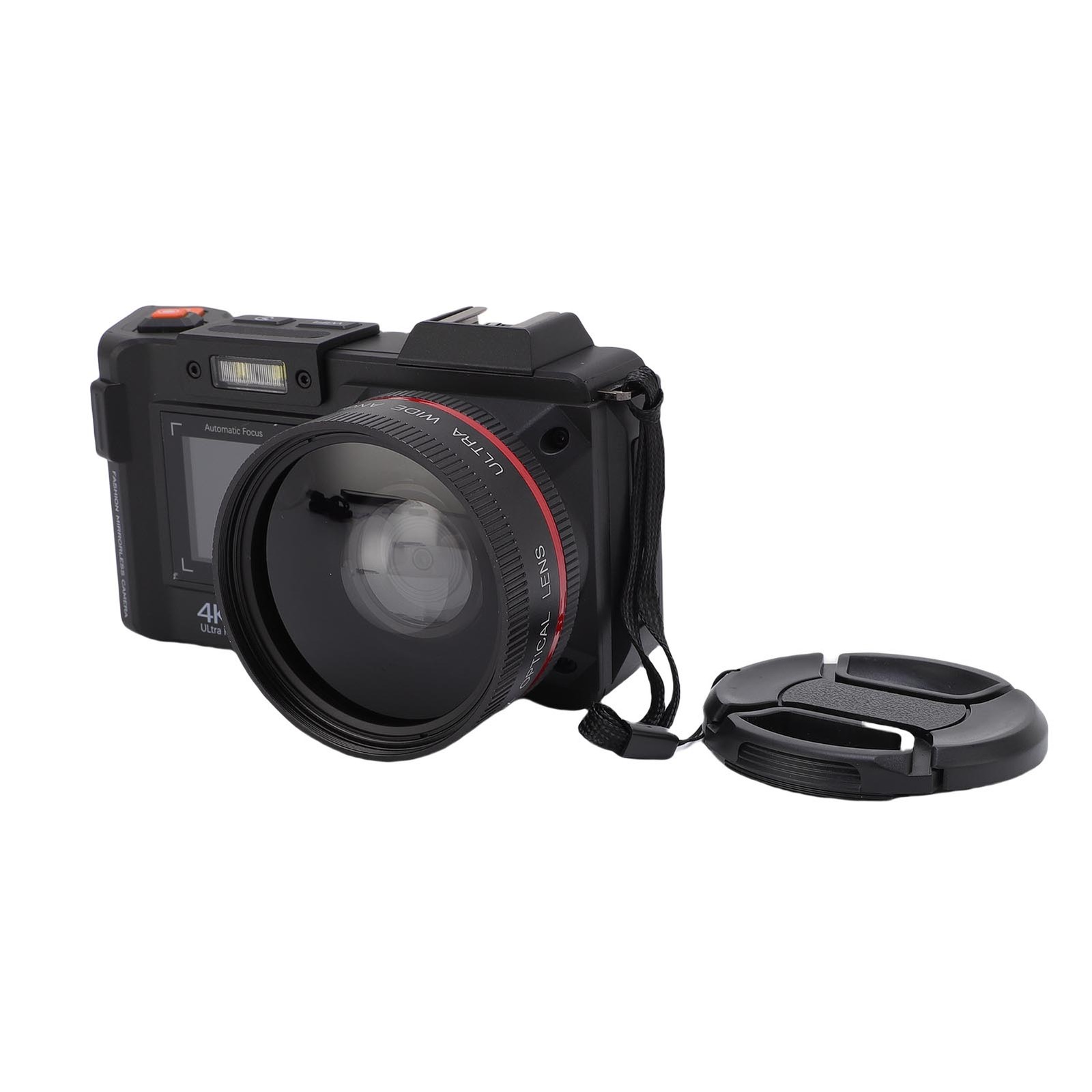 Digital Camera 4K 70MP 50X Zoom Auto Focus Wide Angle F1.8 DSLR Camera With OXZD