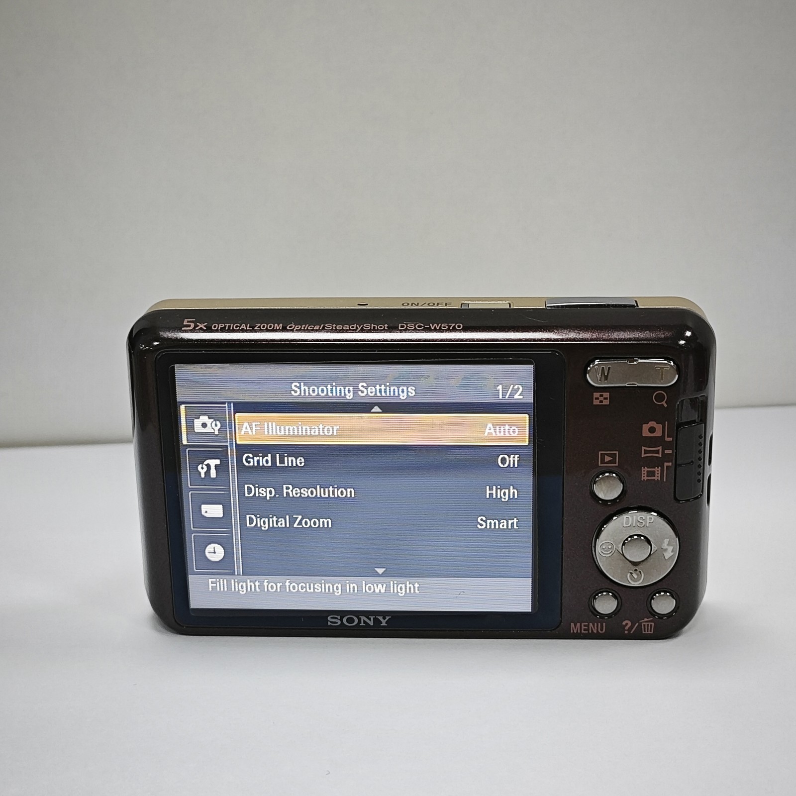 SONY Cyber-shot DSC-W570 Digital Camera 5x Optical Zoom 16.1 MP English language