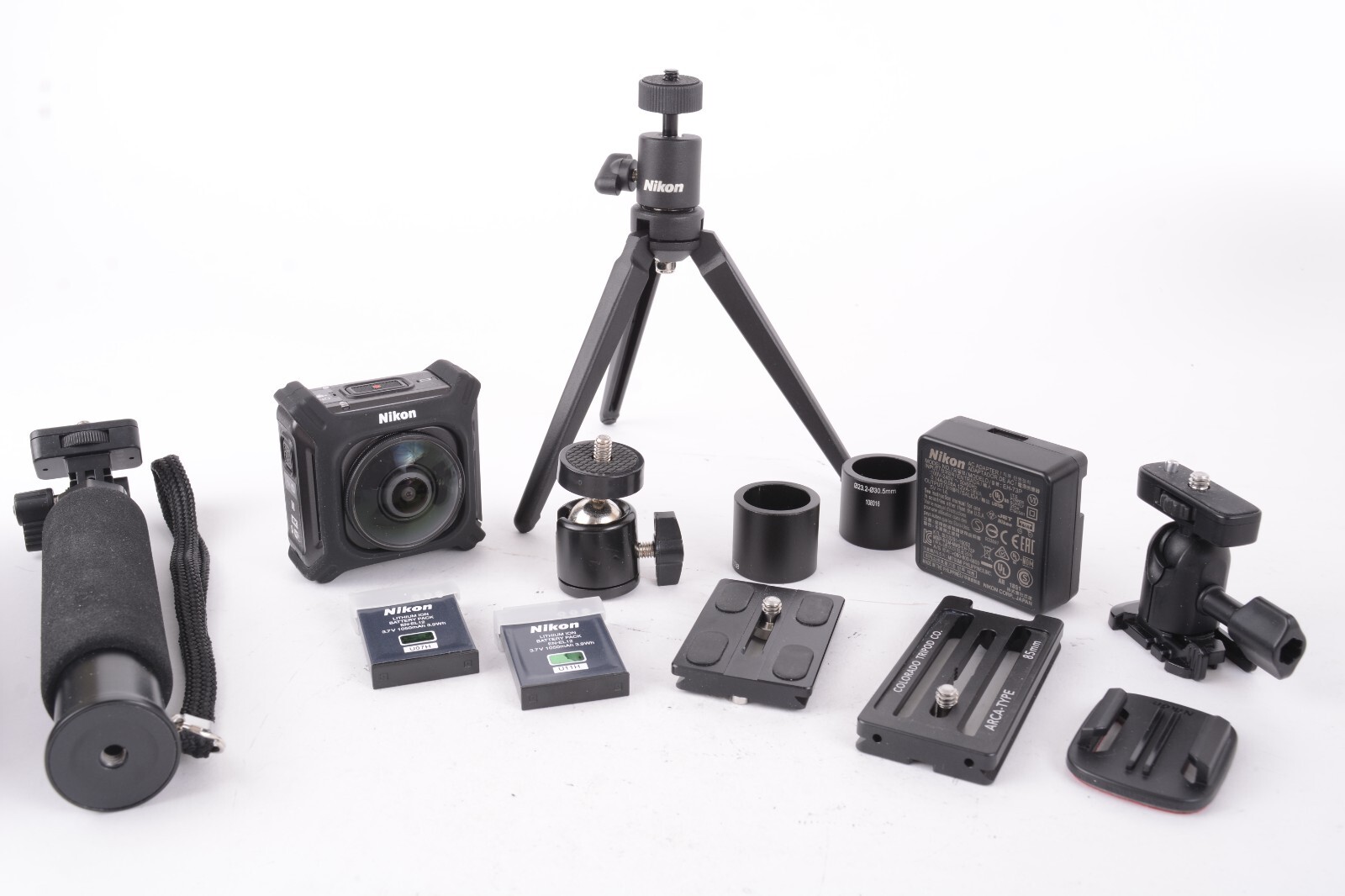 Nikon KeyMission 360 Degree 4k 24.0MP Digital Camera Body w/ Case #T-01137