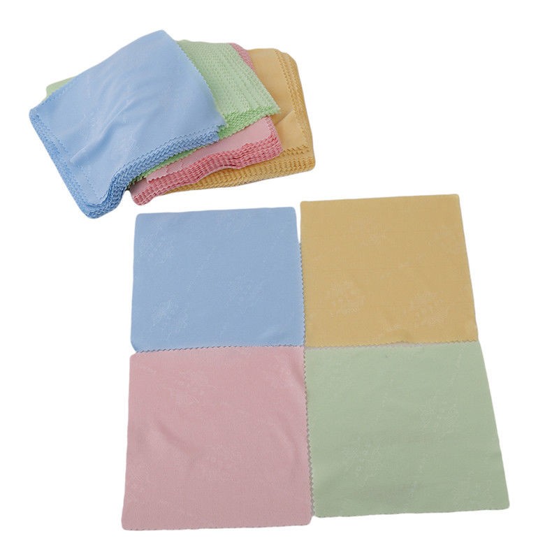100pc Microfiber Phone Screen Camera Lens GlassCleaning Cloth Square CleanerHot