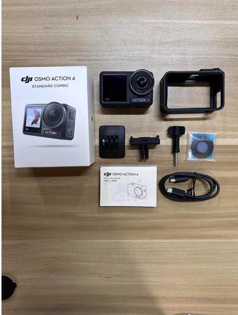 DJI Osmo Action 4 4K Action Camera Standard Bundle – Gray