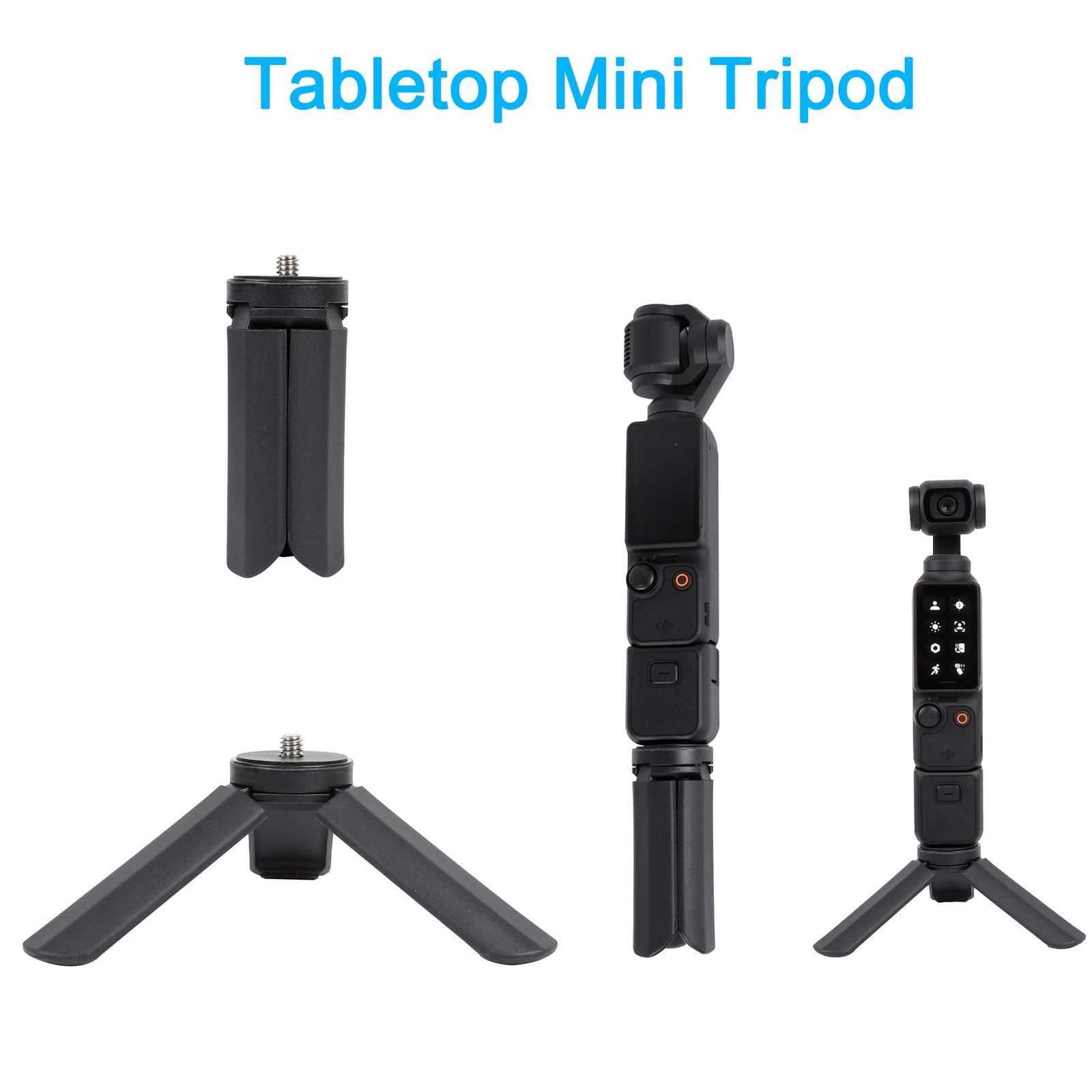 Tabletop Tripod and Selfie Stick Kit for DJI OSMO Pocket 3 2 Nano Osmo Action