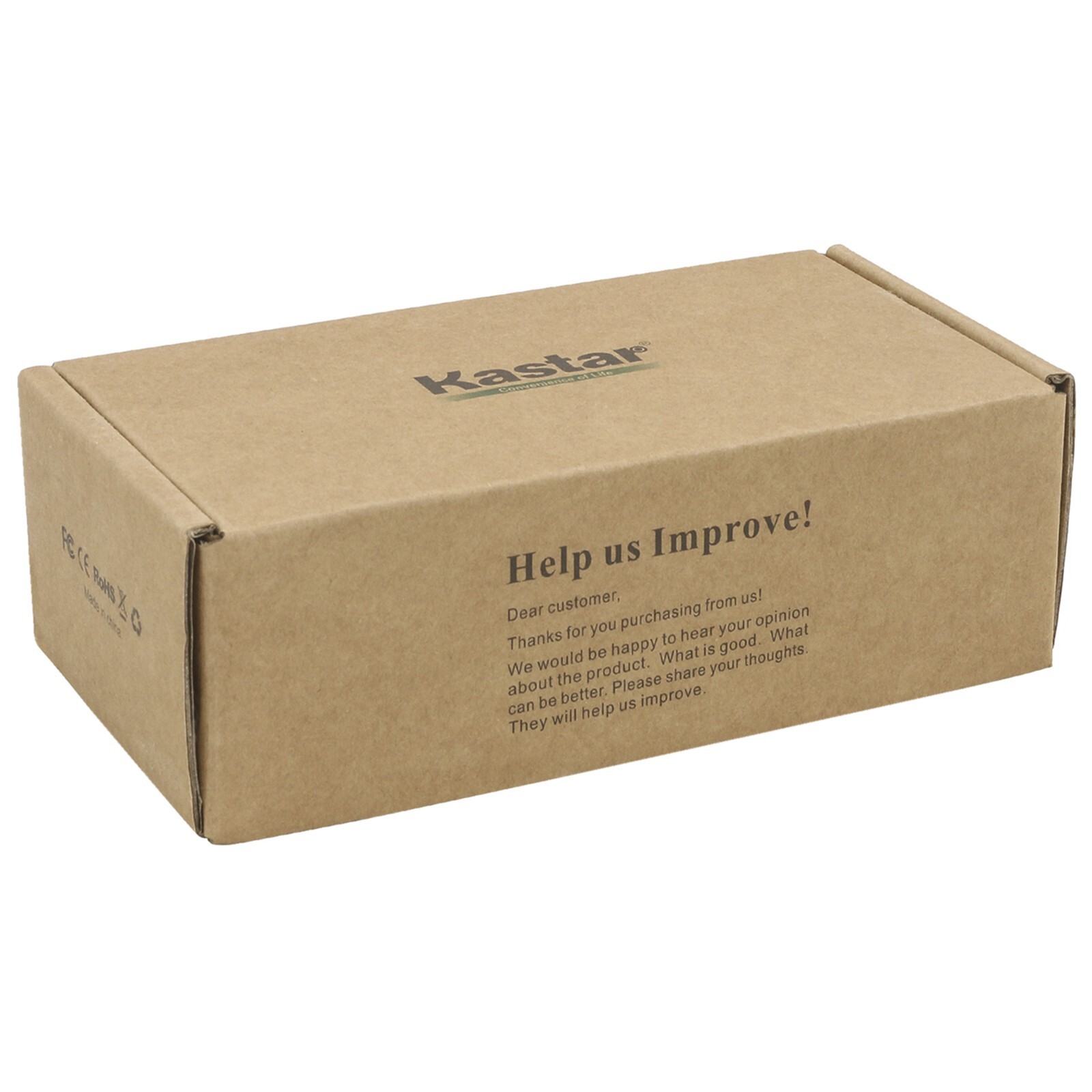 Kastar 3.7V 2600mAh Battery Wall Charger for Coast ZX850 Battery with Micro-USB