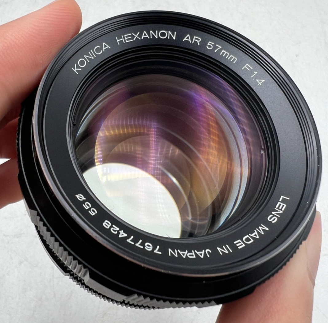 Konica Hexanon AR 57mm F1.4 Konica AR Mount Lens For SLR/Mirrorless Cameras