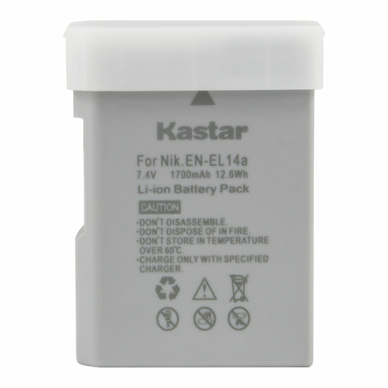 Kastar Rechargeable Li-Ion Battery for Nikon ENEL14 EN-EL14a (27126)DSLR CAmera