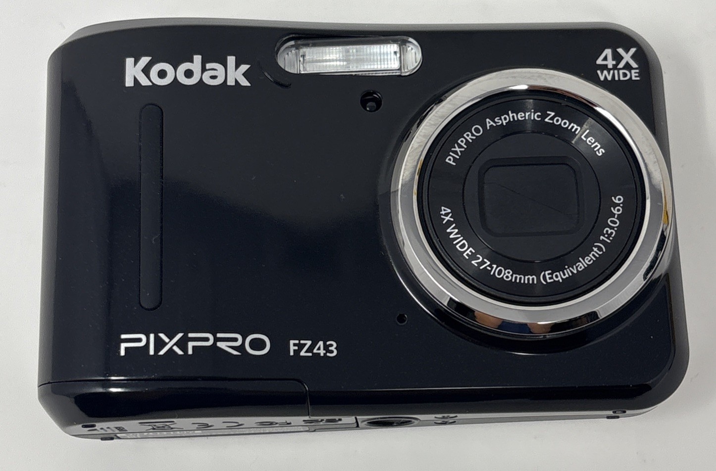 Kodak Pixpro FZ43 Digital Camera • Black • w/ Box, Case, & 16 GB SD Card. Tested