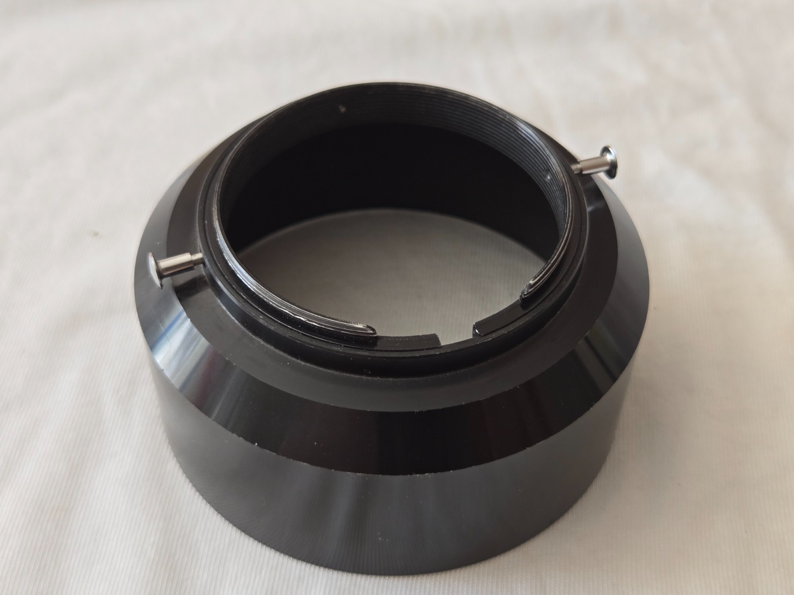 Original Genuine Nikon Snap-On Metal Lens Hood for Nikkor F 55mm F/1.2