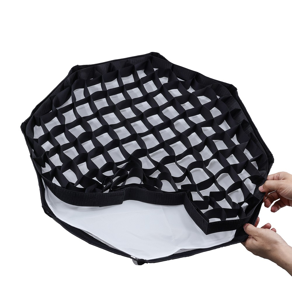 US TRIOPO K3-65/90/120 Quick-Setup Bowens Mount Octagon Umbrella Softbox + Grid