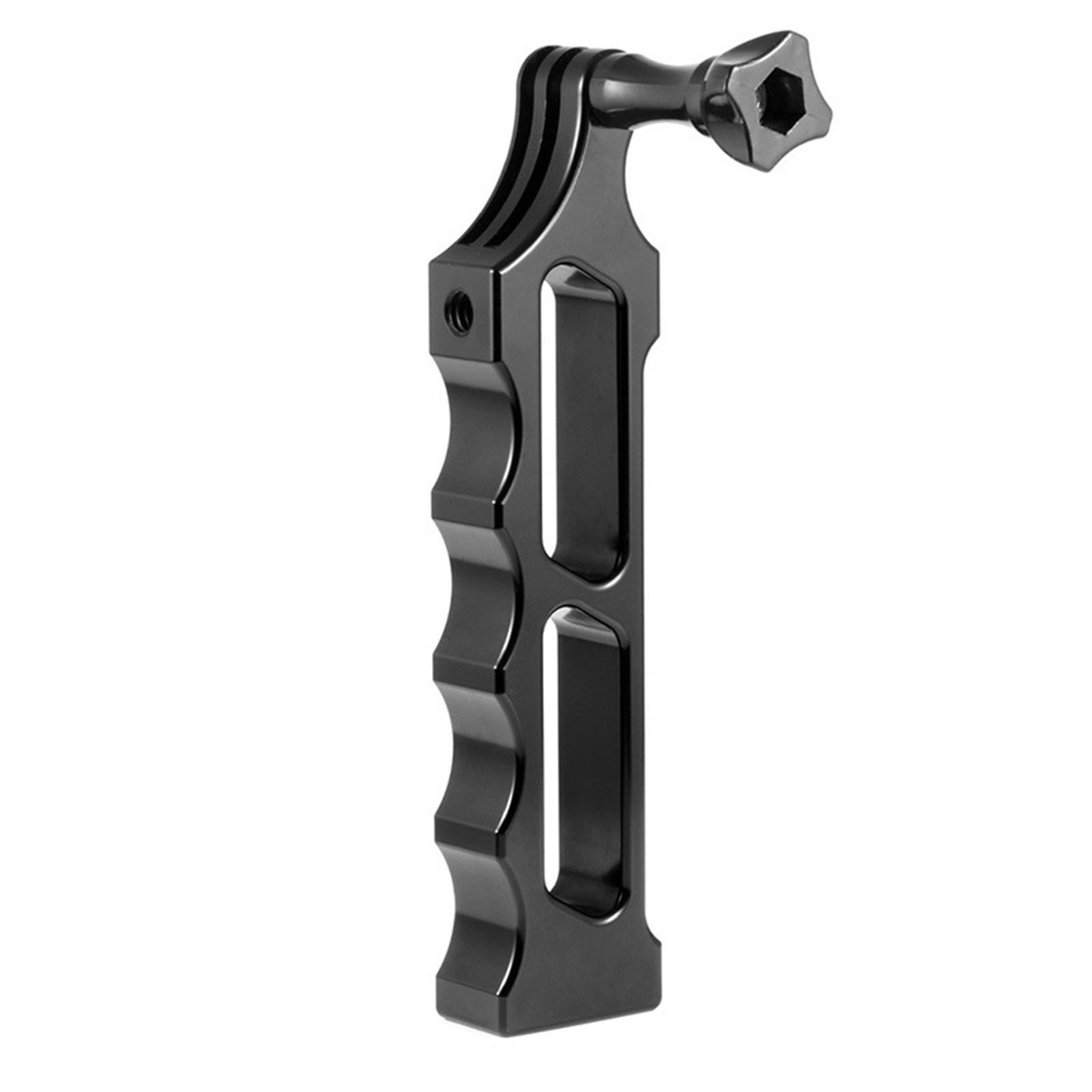 New 1 PC Black Aluminum Handle Selfies Stick Hand Grip Mount For GoPro Camera