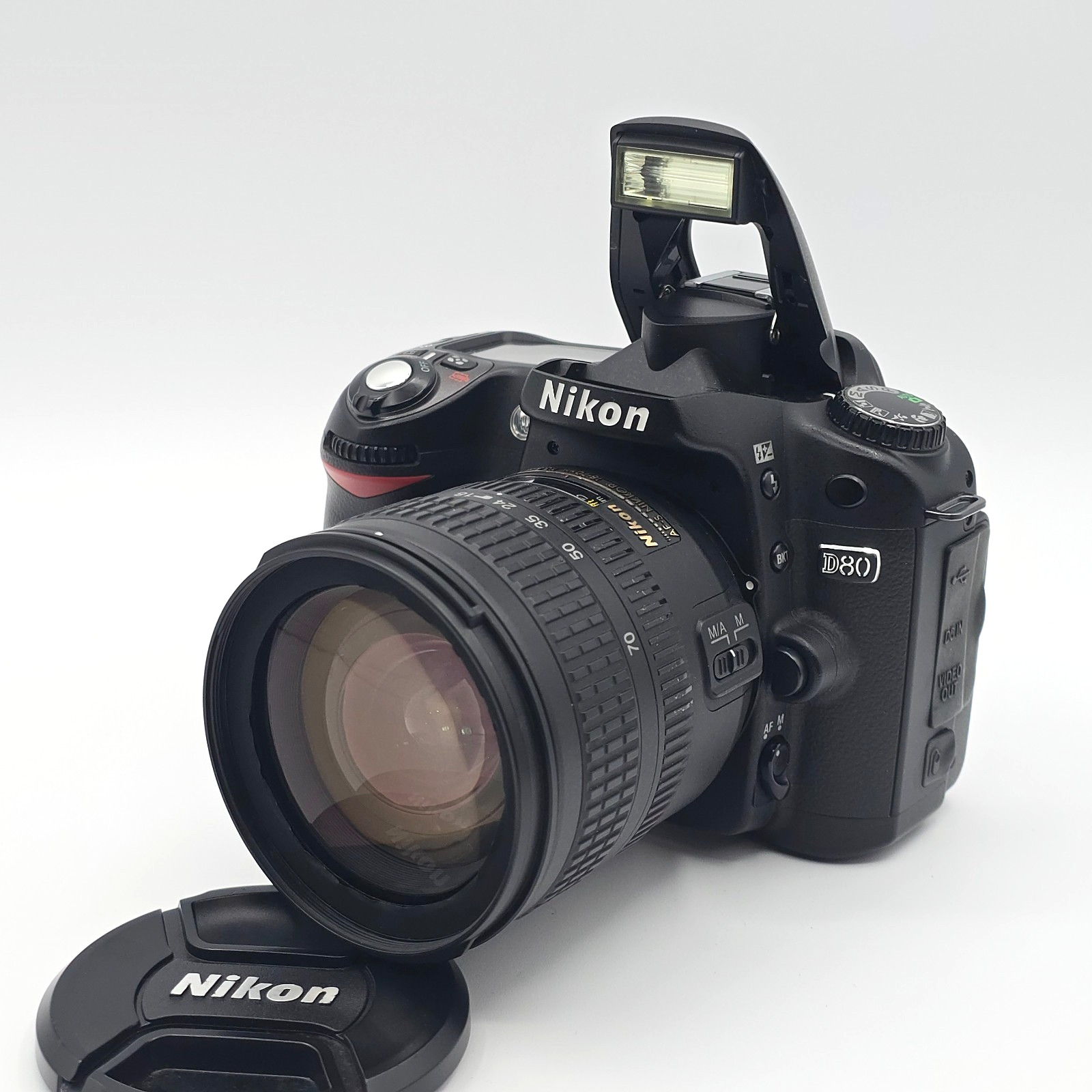 Nikon D80 10.2 MP Digital SLR Camera AF-S DX 18-70 mm [Excellent+3] from Japan