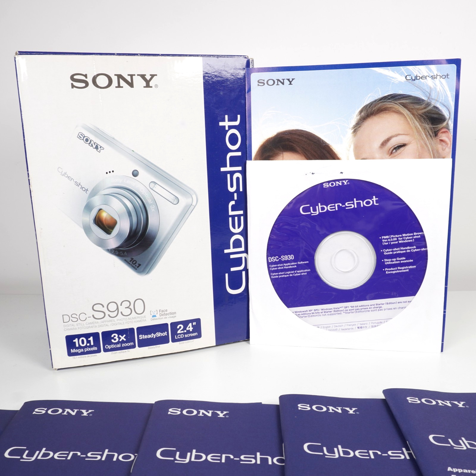 SONY CYBERSHOT DSC-S930 10.1MP Compact Digital Camera – AA Battery