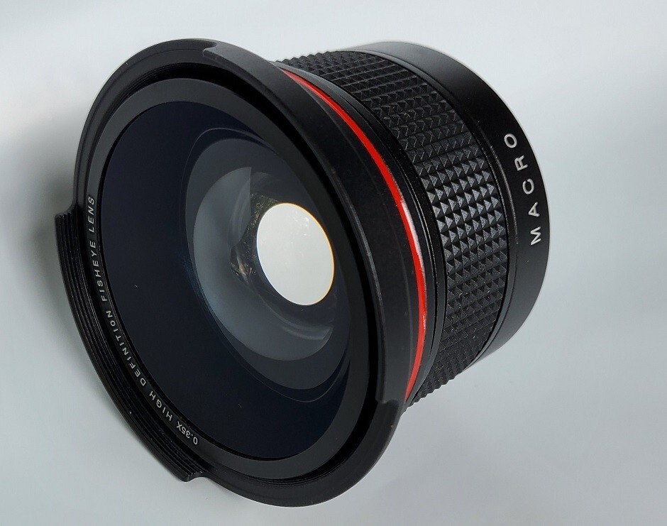 Ultra Super HD Panoramic Fisheye Lens For Canon GL2 GL1