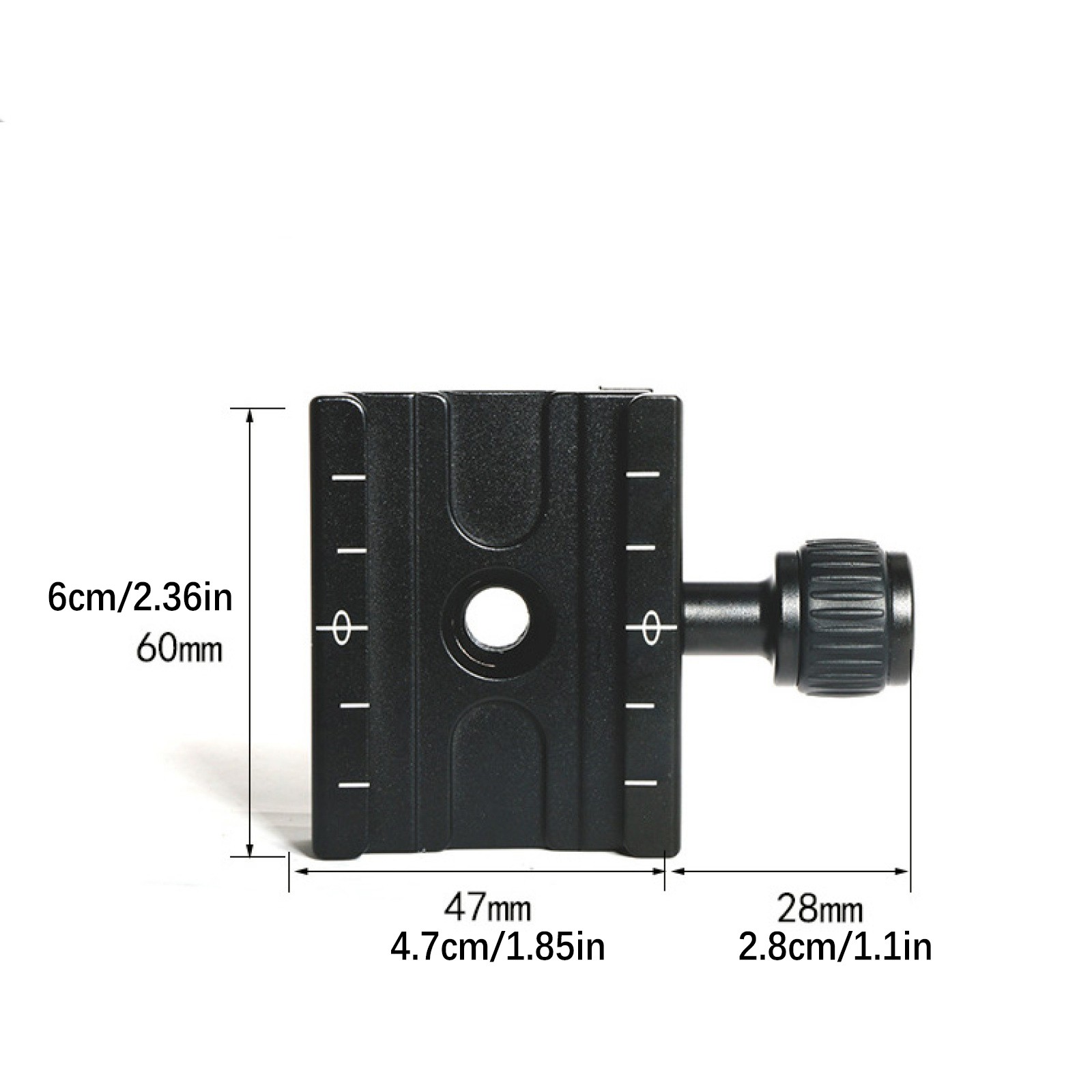 Adapter Plate Square Clamp +Quick Release Plate for Arca-Swiss Tripod Ball Head