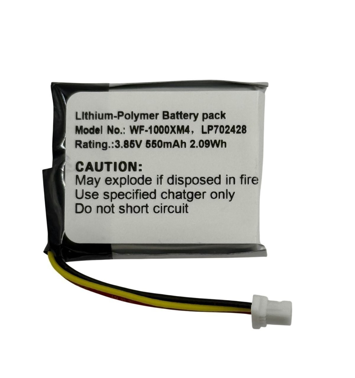 Battery for Sony WF-1000XM4 Charging Case LP702428 3.85v 550mAh Upgraded