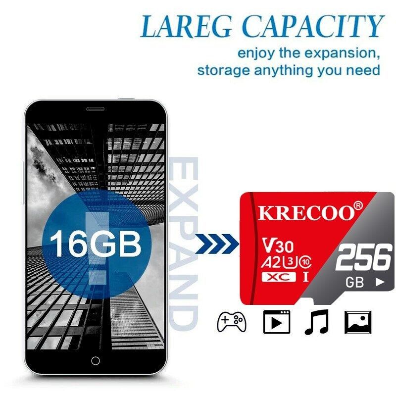 Micro SD 128GB 256GB 1TB 2TB Memory Card Class 10 U3 for Phone Camera Drone Lot