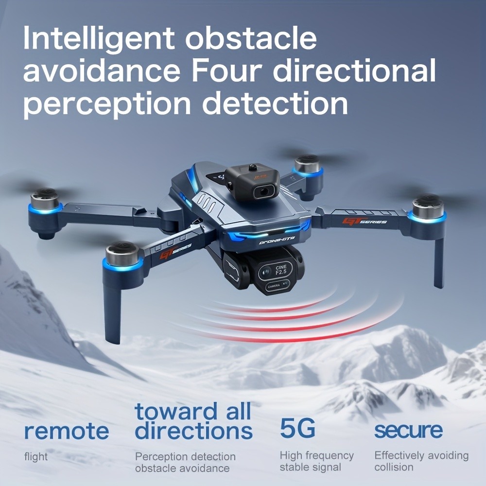 5G FPV WIFI Obstacle Avoidance 6K HD Dual Camera Professional Drone
