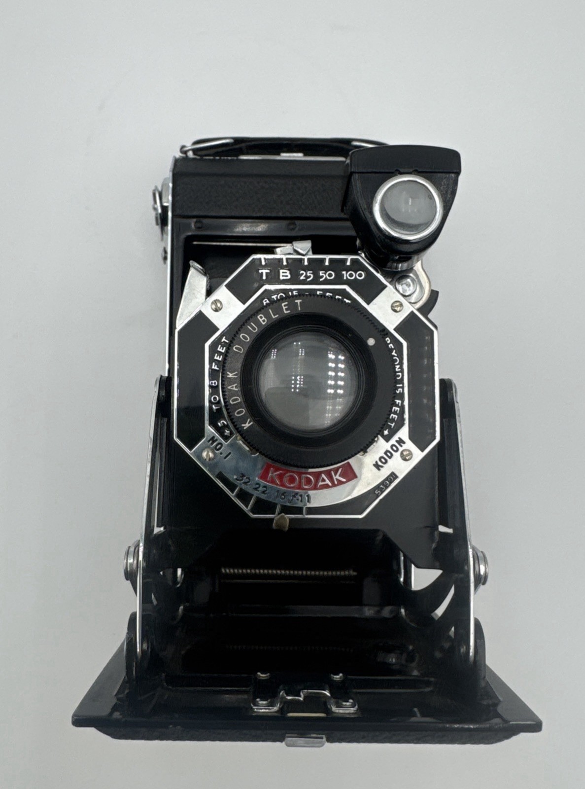 KODAK Six-16 616 folding film camera, artdeco pristine condition W/ Case manual