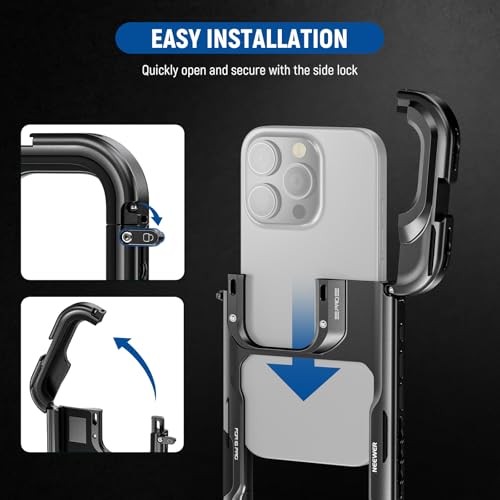 16 Pro Cage, Quick Release Video Rig Phone Stabilizer 5.89″x2.81″x0.32″