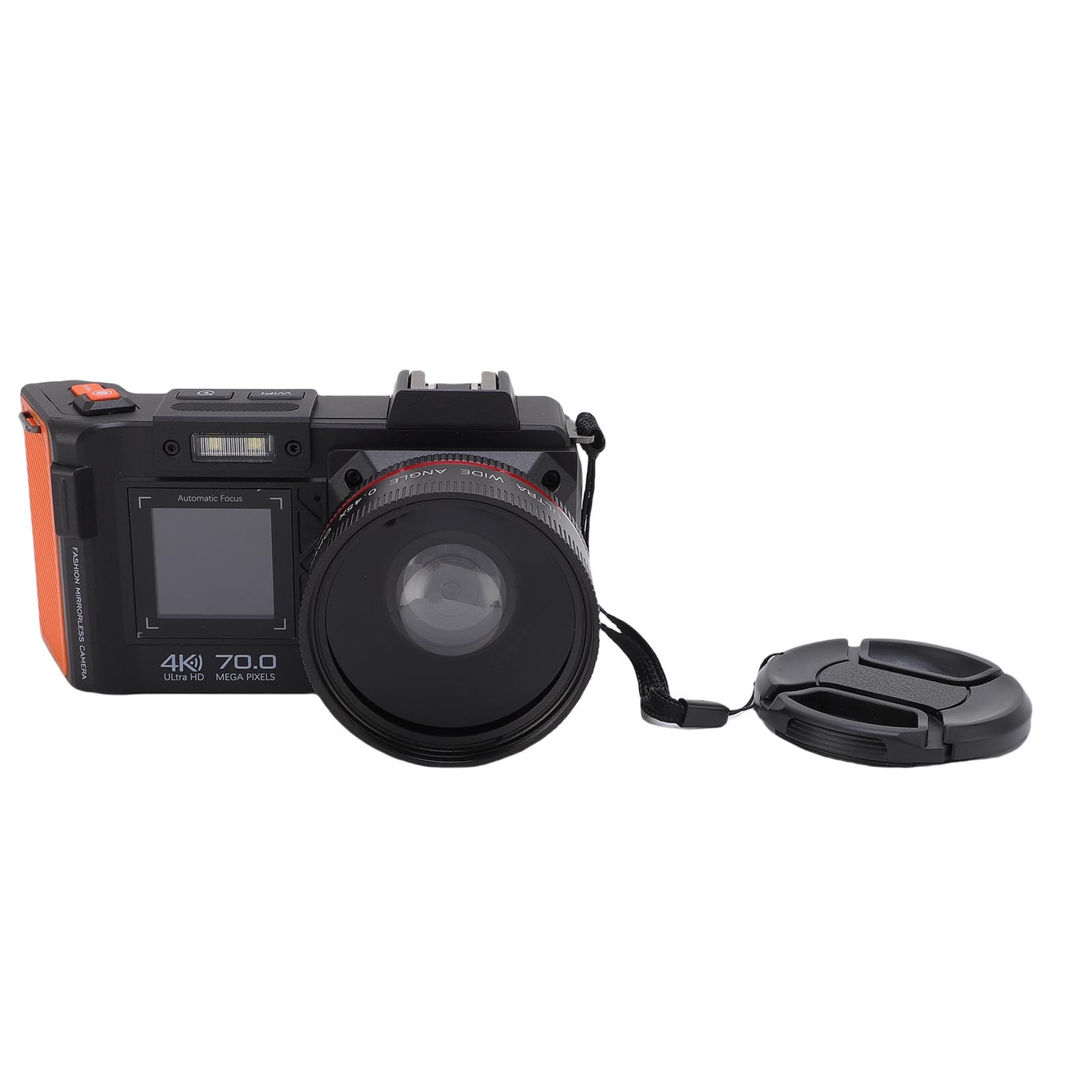 Digital Camera 4K 70MP 50X Zoom Auto Focus Wide Angle F1.8 DSLR Camera With OXZD