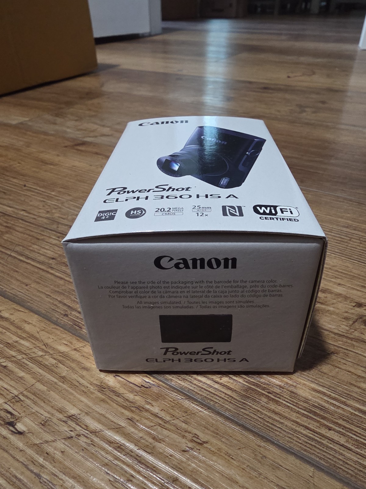 Brand New Canon PowerShot ELPH 360 HS A Digital Camera (Silver)