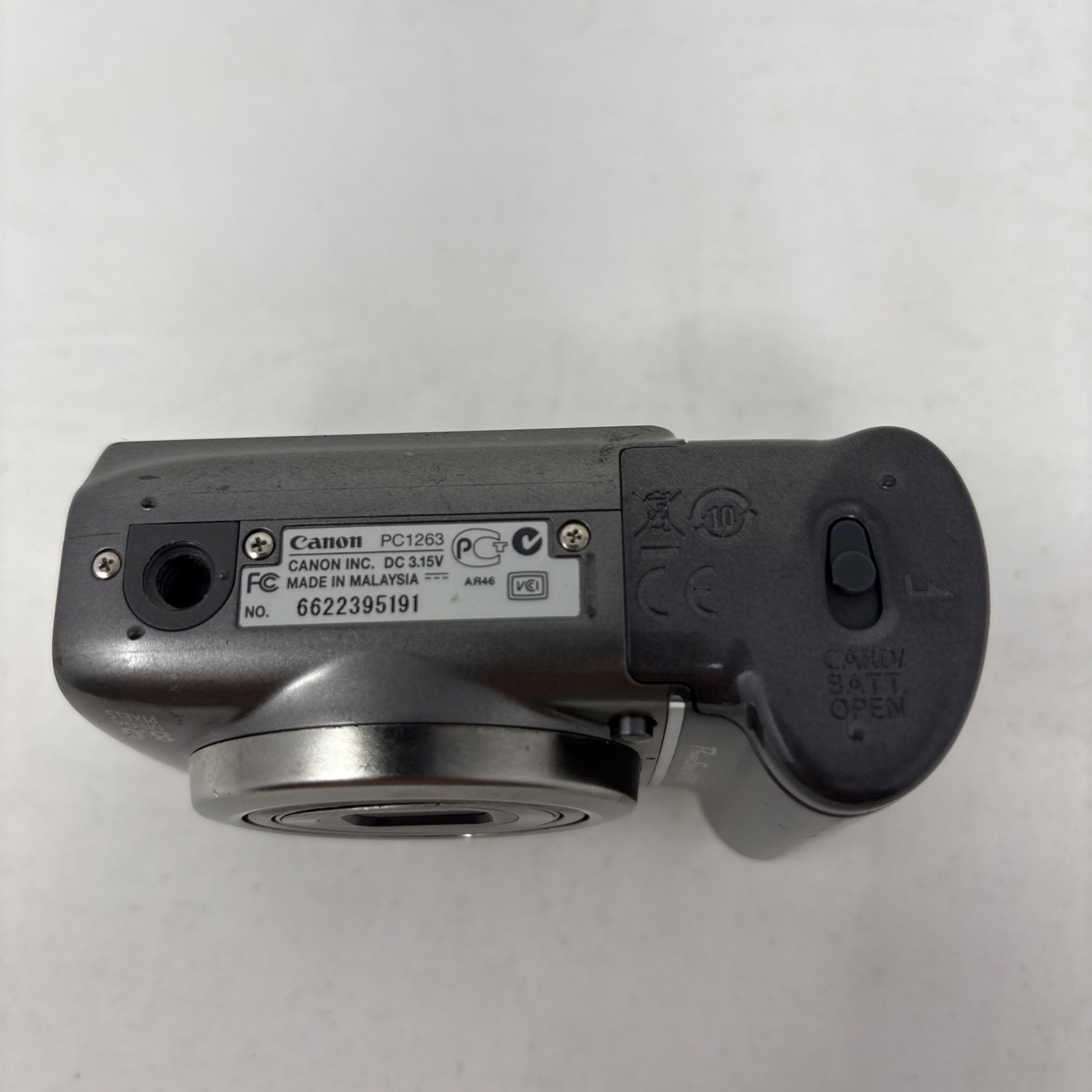 Canon PowerShot A590 IS 8.0MP 4x Optical Digital Camera – For Parts or Repair