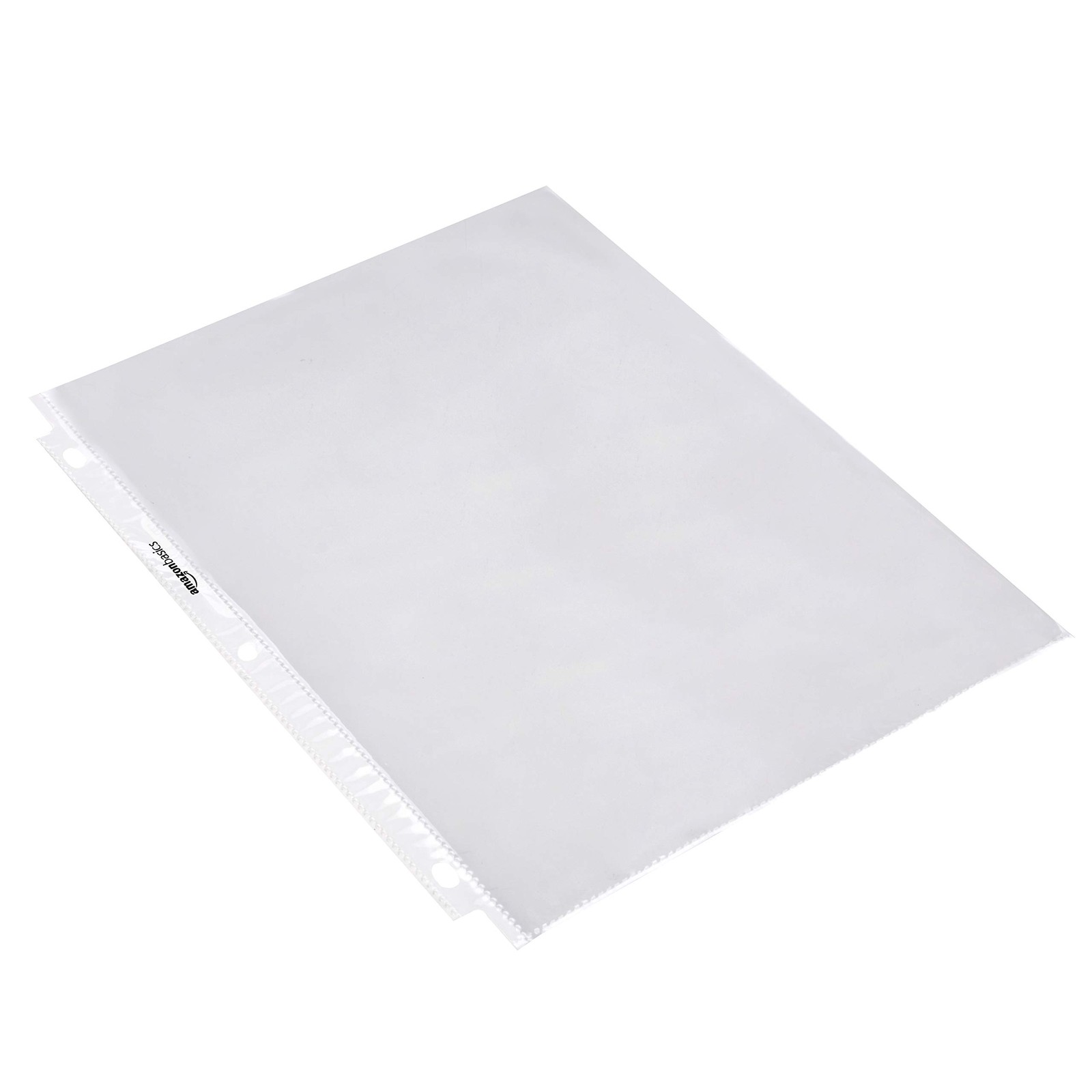 Retailer Basics Sheet Protectors For 3 Ring Binder Heavyweight Polypropylene Top
