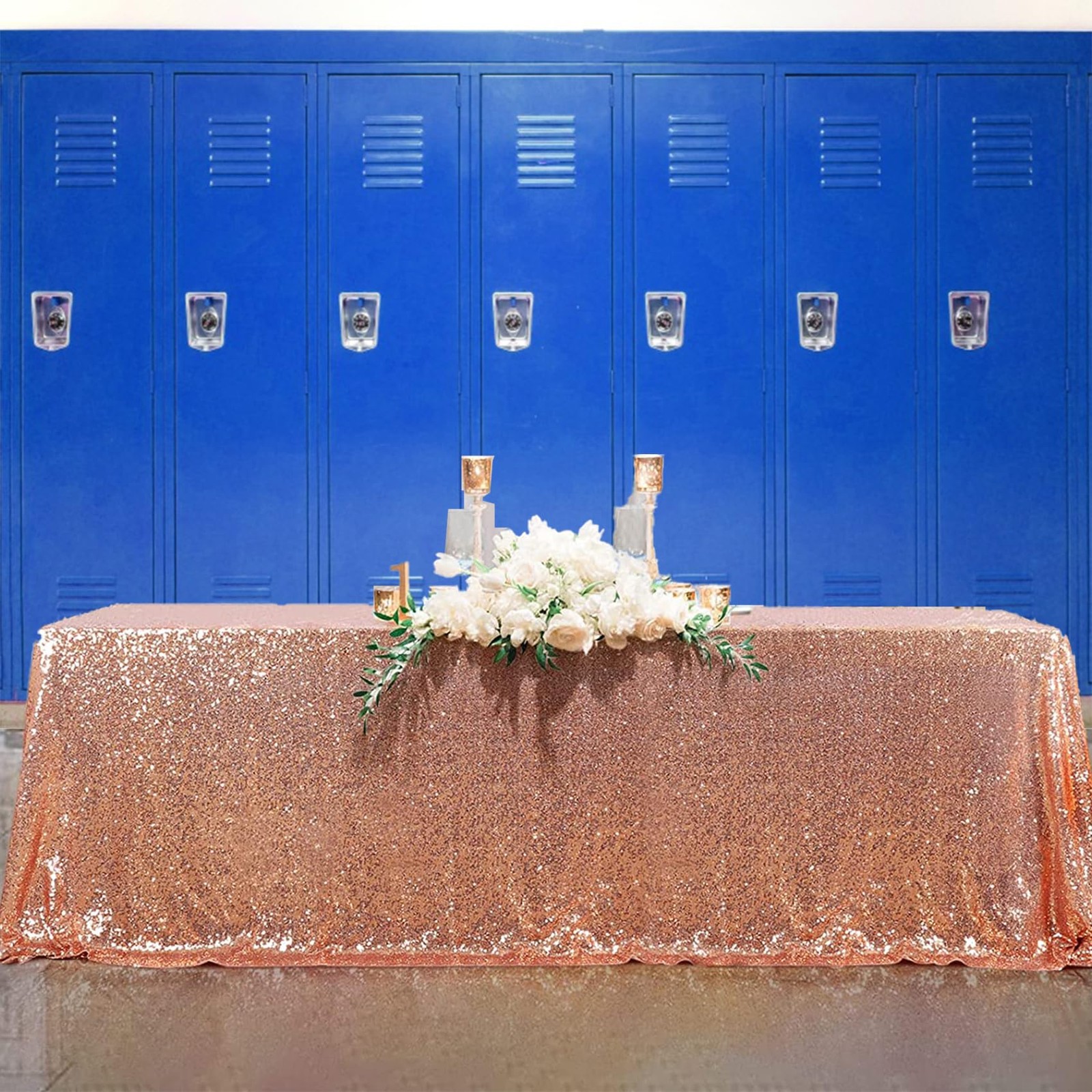 12x8ft Blue School Cabinet Locker Photography Backdrop Basketball Studio Prop